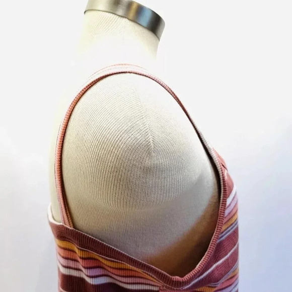 NWT SO GOODS FOR LIFE Juniors Sleeveless Pullover V-Neck Striped Shirt Size XL - Picture 8 of 9